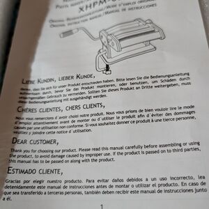 Manual Pasta Maker